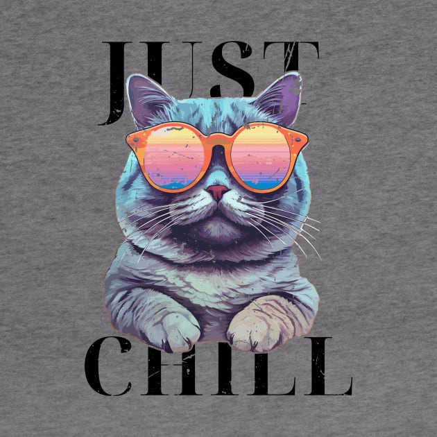 Just Chill Cool Cat by DesignArchitect